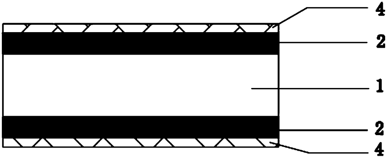 Flame-retardant impregnated film adhesive facing artificial board and manufacturing method thereof