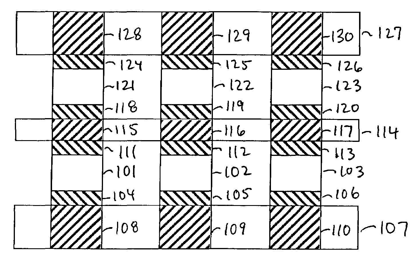 Thermoelectric devices utilizing double-sided Peltier junctions and methods of making the devices