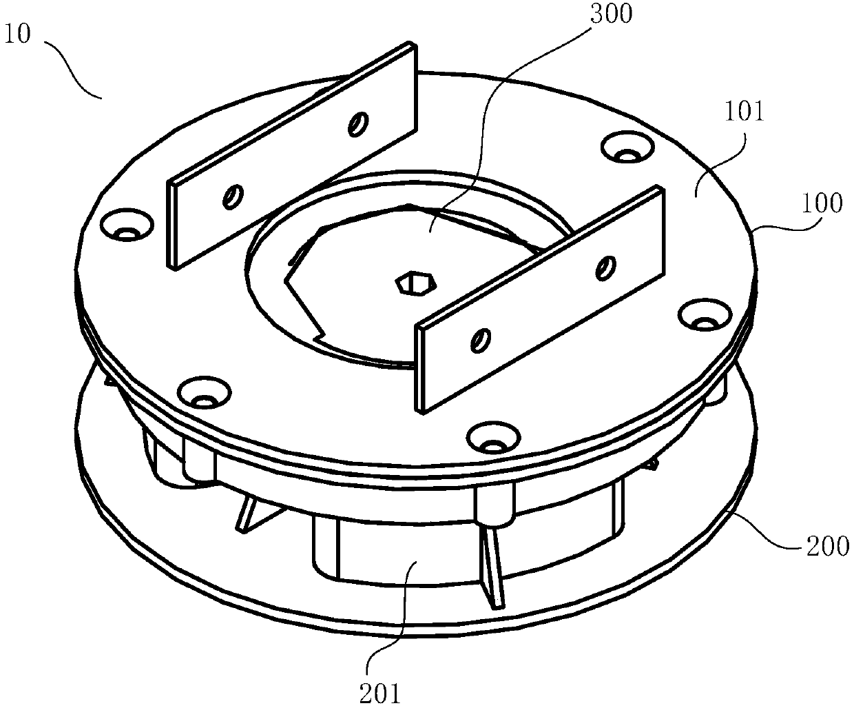 Ground paving base, paving assembly and paving method