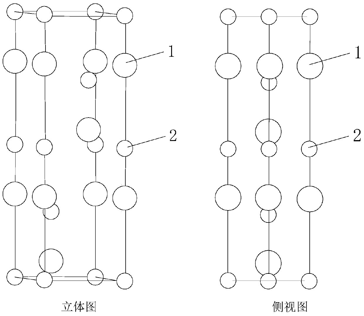 A three-dimensional atomic structure model of 4h-sic material with 4° off-angle and its construction method and application