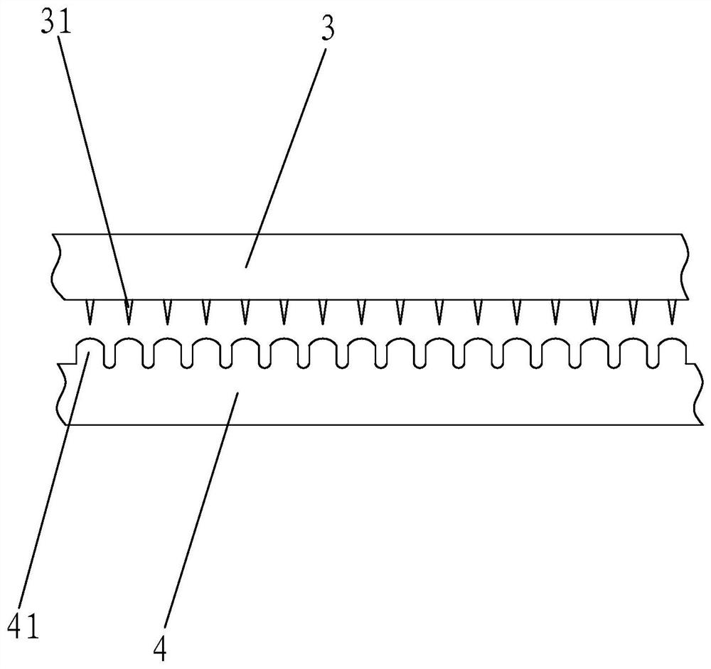 A processing method of ventilated Gangbao hot-melt film forming mold