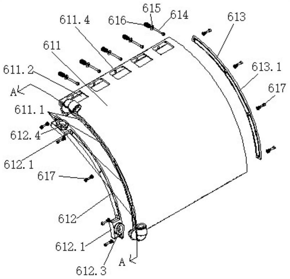 Heat dissipation housing assembly for electric motor and manufacturing method