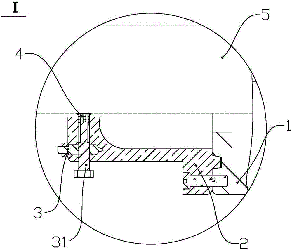 Fireproof explosion-proof combination structure at power cable joint of electric power system and application method