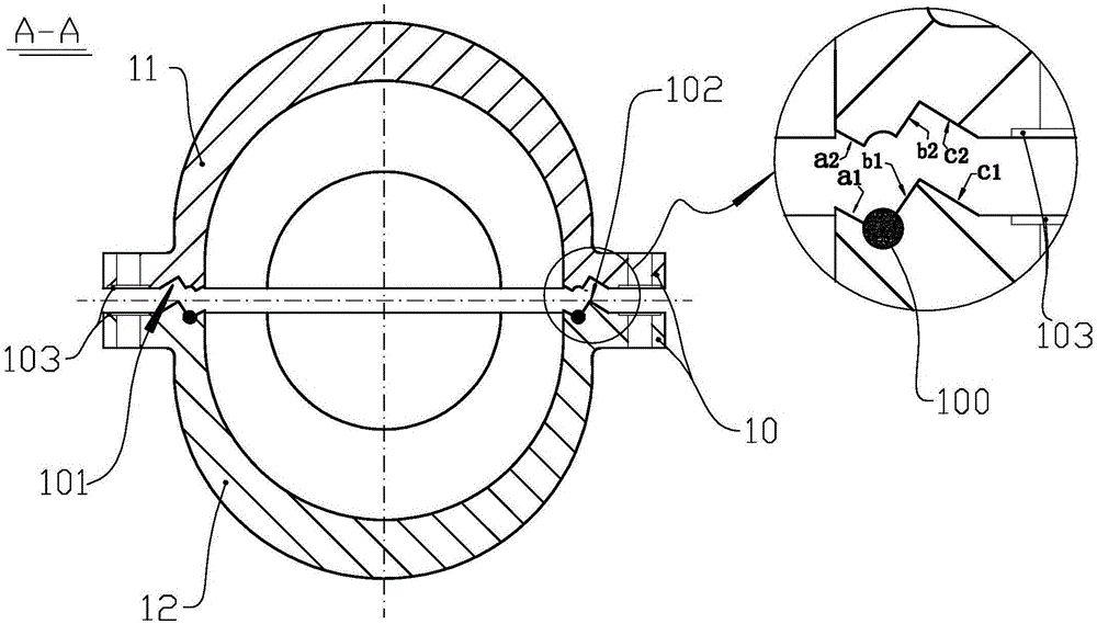 Fireproof explosion-proof combination structure at power cable joint of electric power system and application method