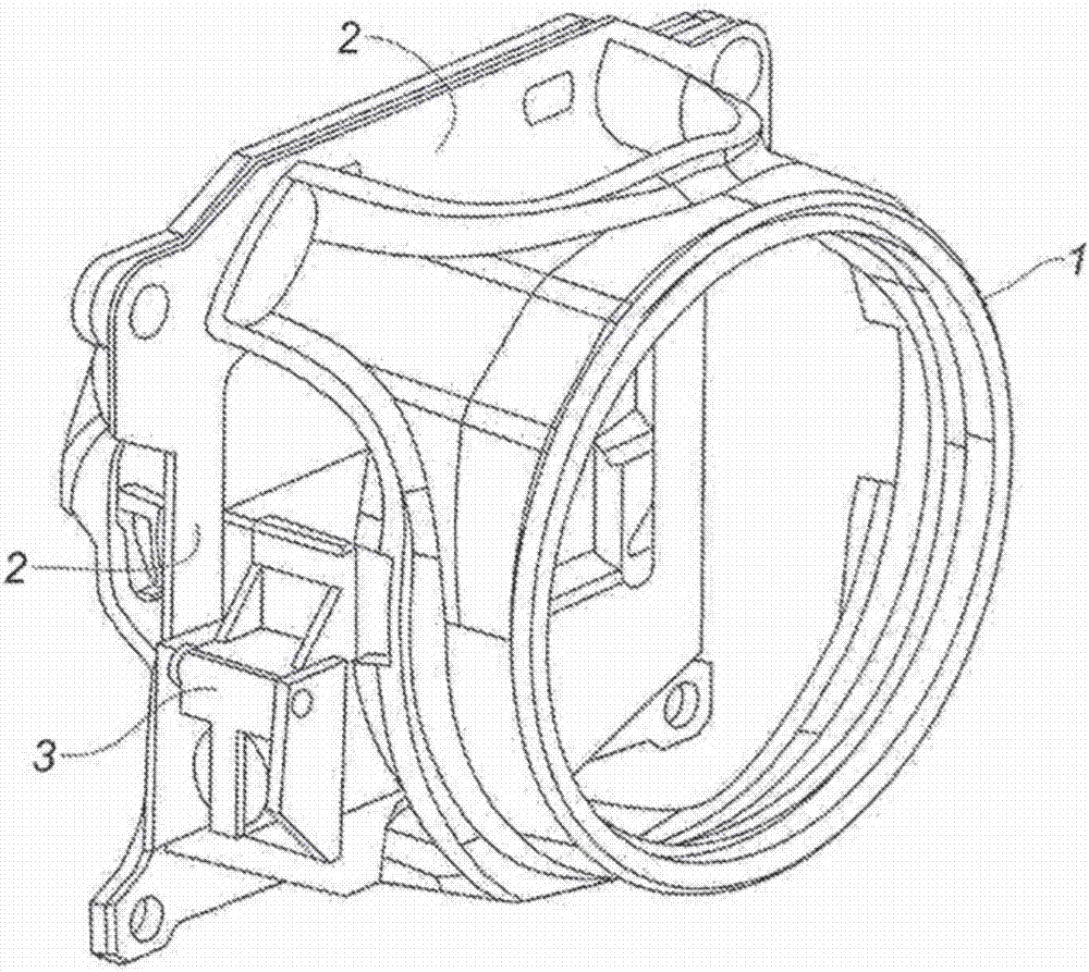 Cut-off mechanism including a strip actuated by an electromagnet comprising two air-gaps