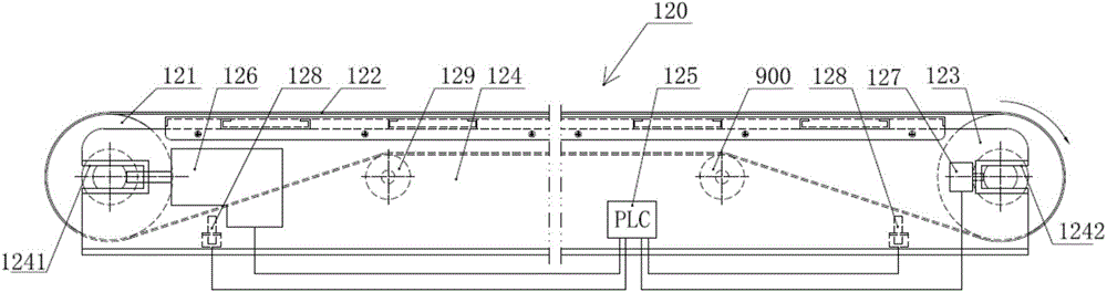 Differential conveying security check system