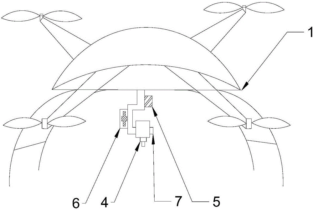 Traffic accident emergency rescue monitoring system and method based on flight vehicle network