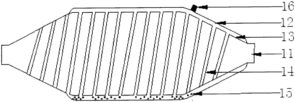 Vacuum drying machine with cooling section