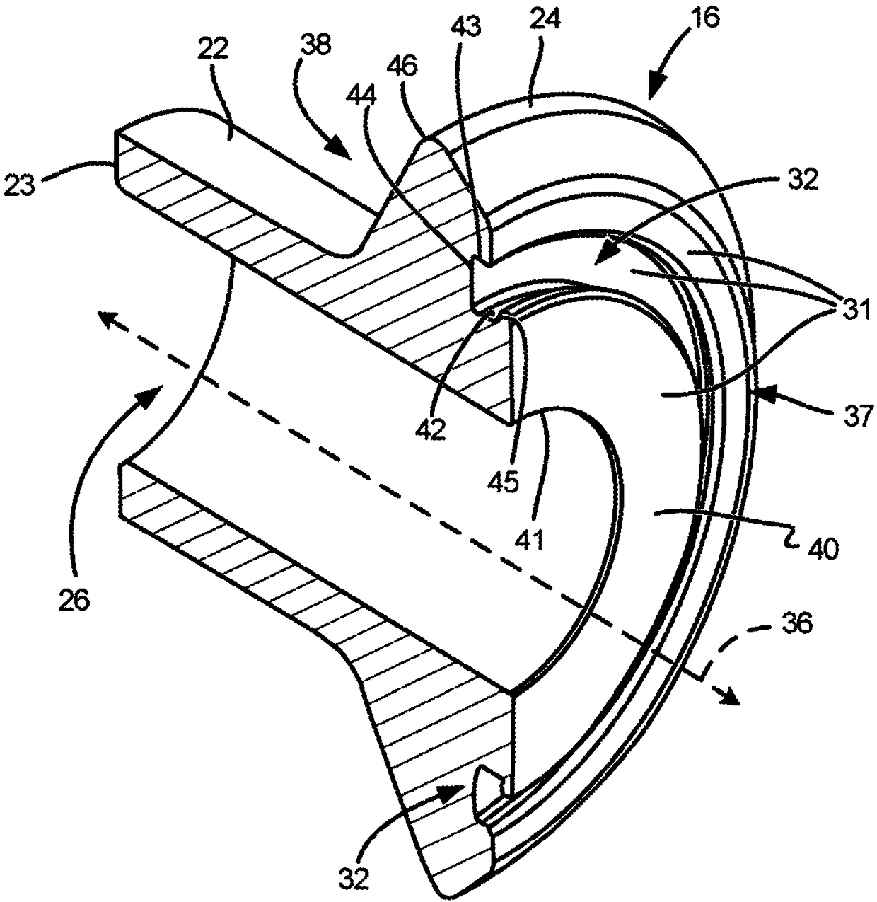 Pressure vessel vented boss with sintered metal plug