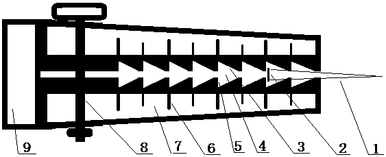 Knife fixing opening piece for knife sharpener