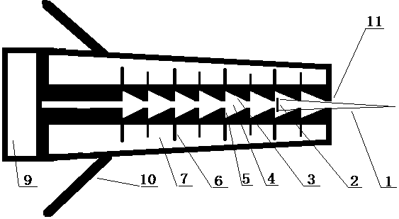 Knife fixing opening piece for knife sharpener