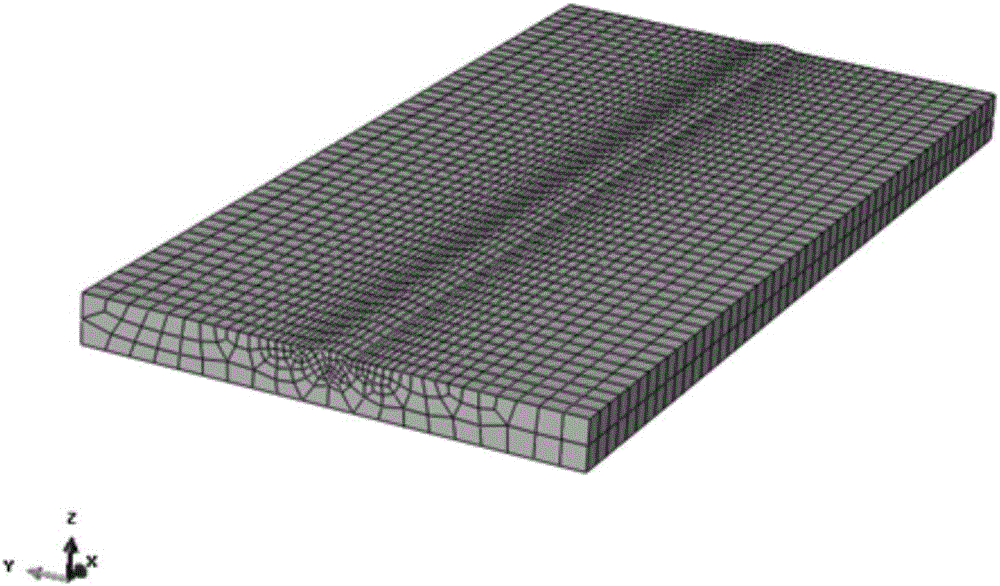 Modeling method for serial double-wire submerged arc welding numerical simulation heat source model