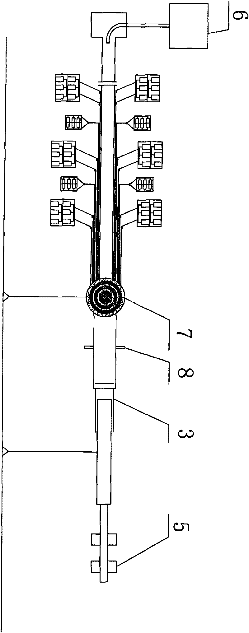 Method for preparing solid core rod of one-step molded high-voltage composite insulator