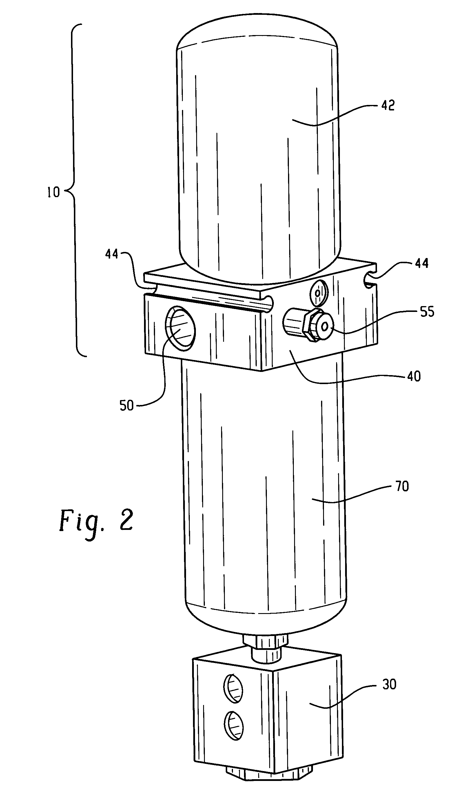 Oil separator for vehicle air system