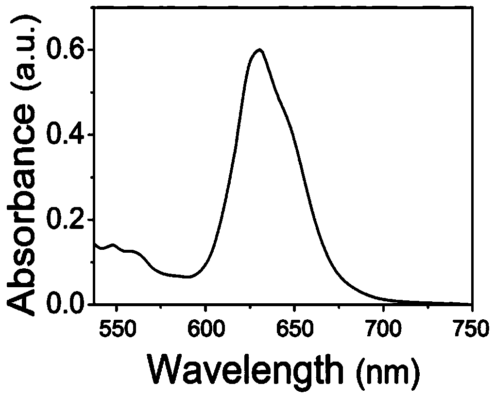 Near infrared fluorescent polymer probe for recognizing hydrazine as well as preparation method and application thereof