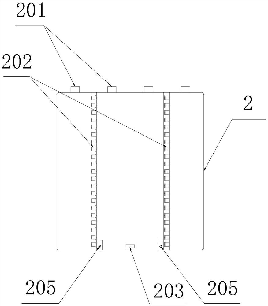 Battery replacing system of electric commercial vehicle