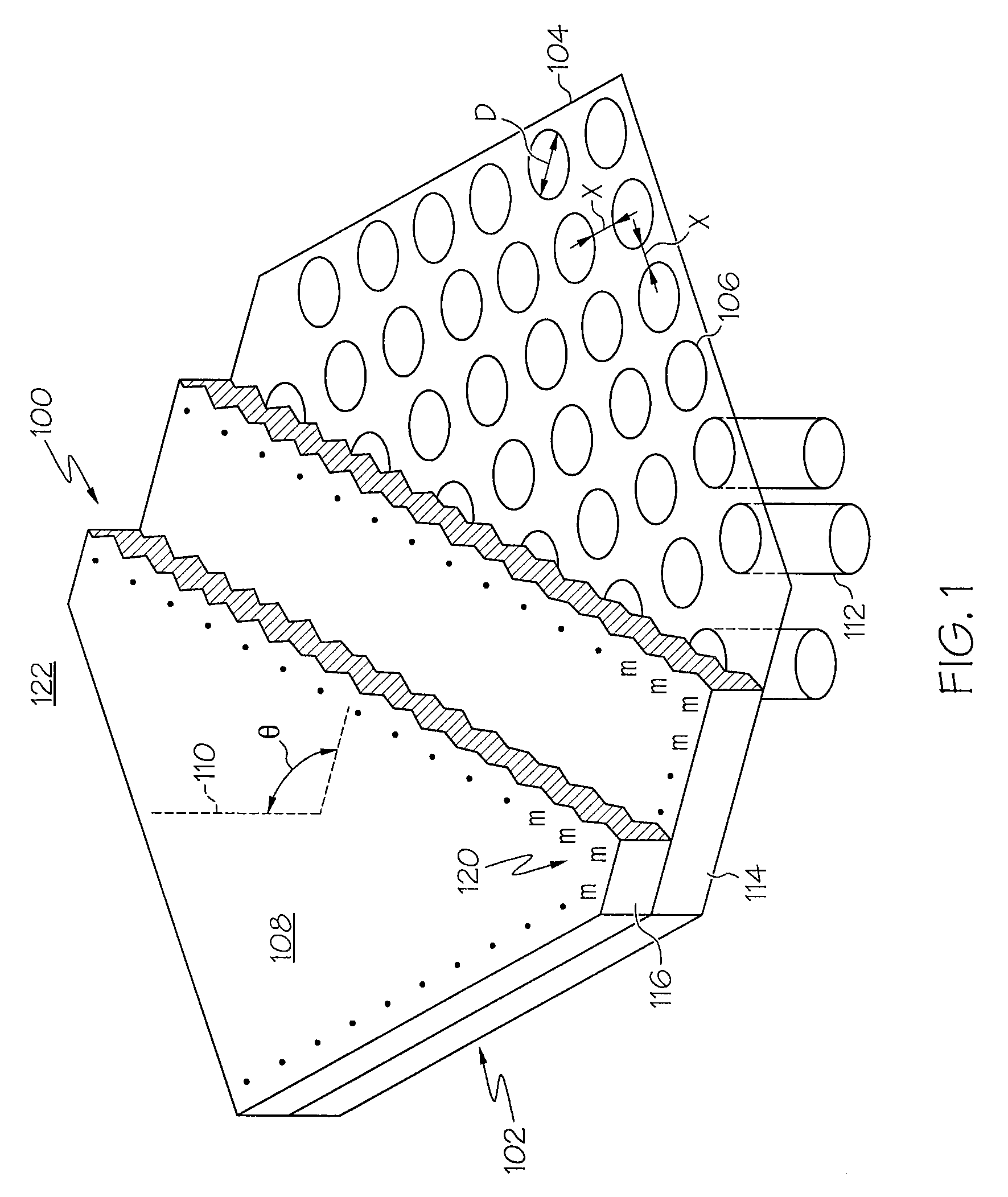 Wide angle impedance matching using metamaterials in a phased array antenna system