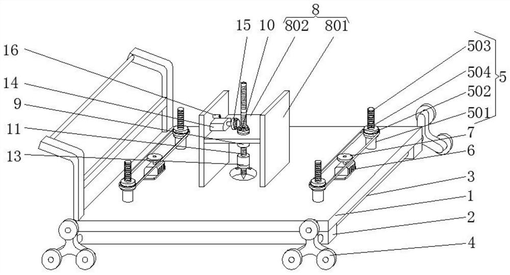 Portable shallow-water layer punching device suitable for hydrogeology