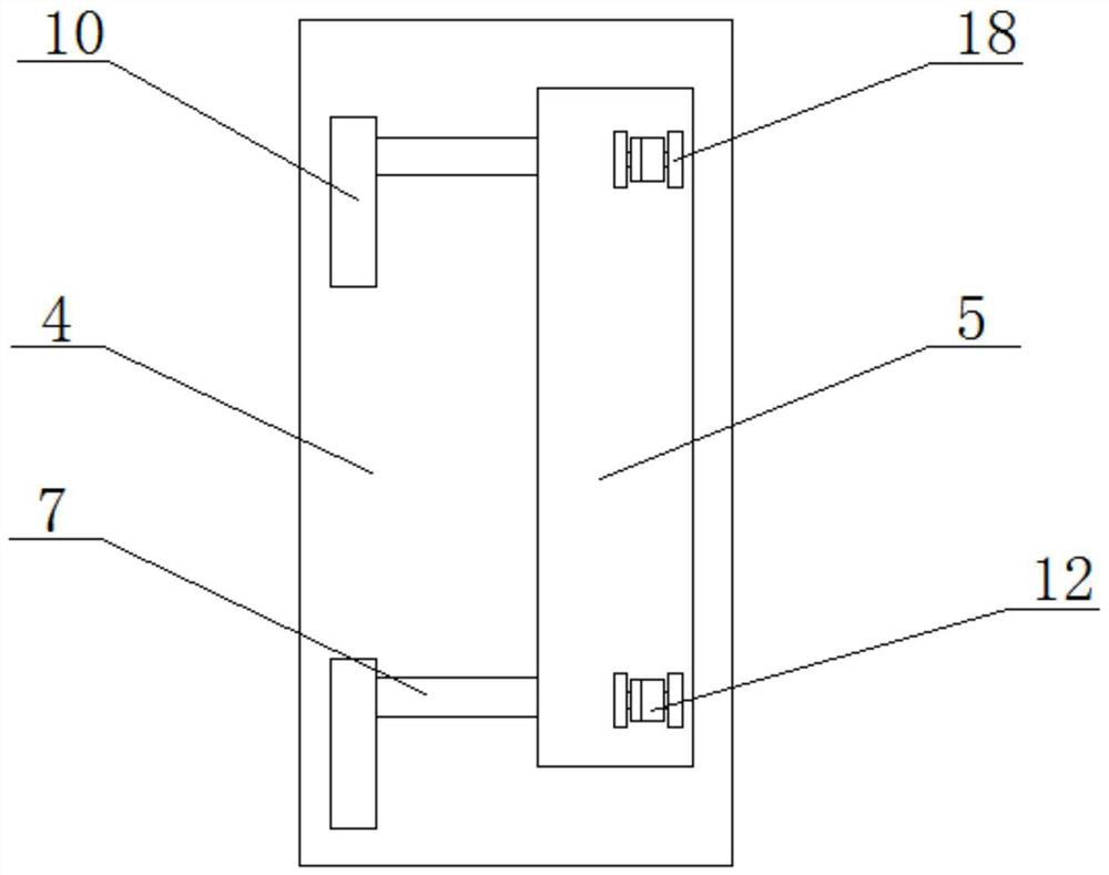 Foaming formwork positioning device on door body foaming line