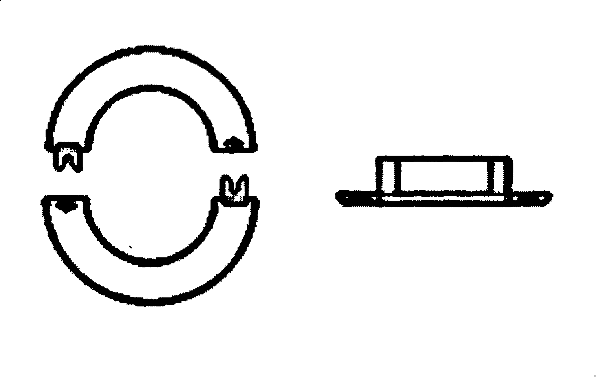 Air conditioner tubing circular lid structure