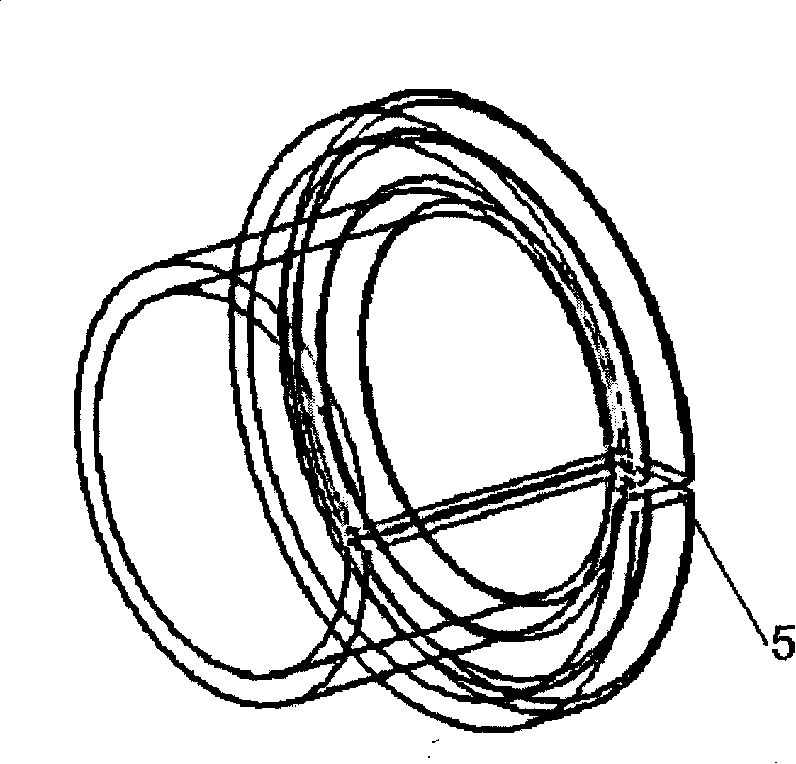 Air conditioner tubing circular lid structure