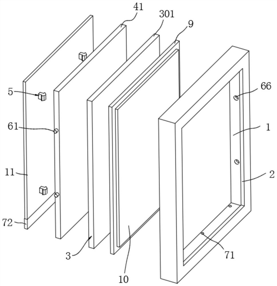 Split mounting type heat preservation building board