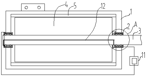 Rolling bearing system of automobile motor