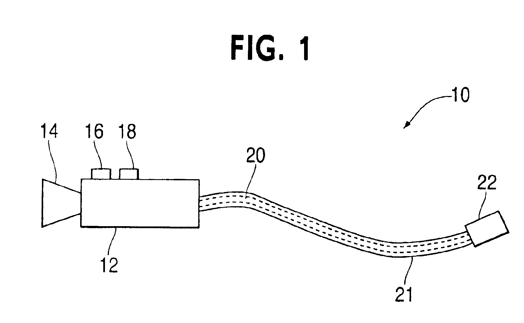 Bore scope with test light