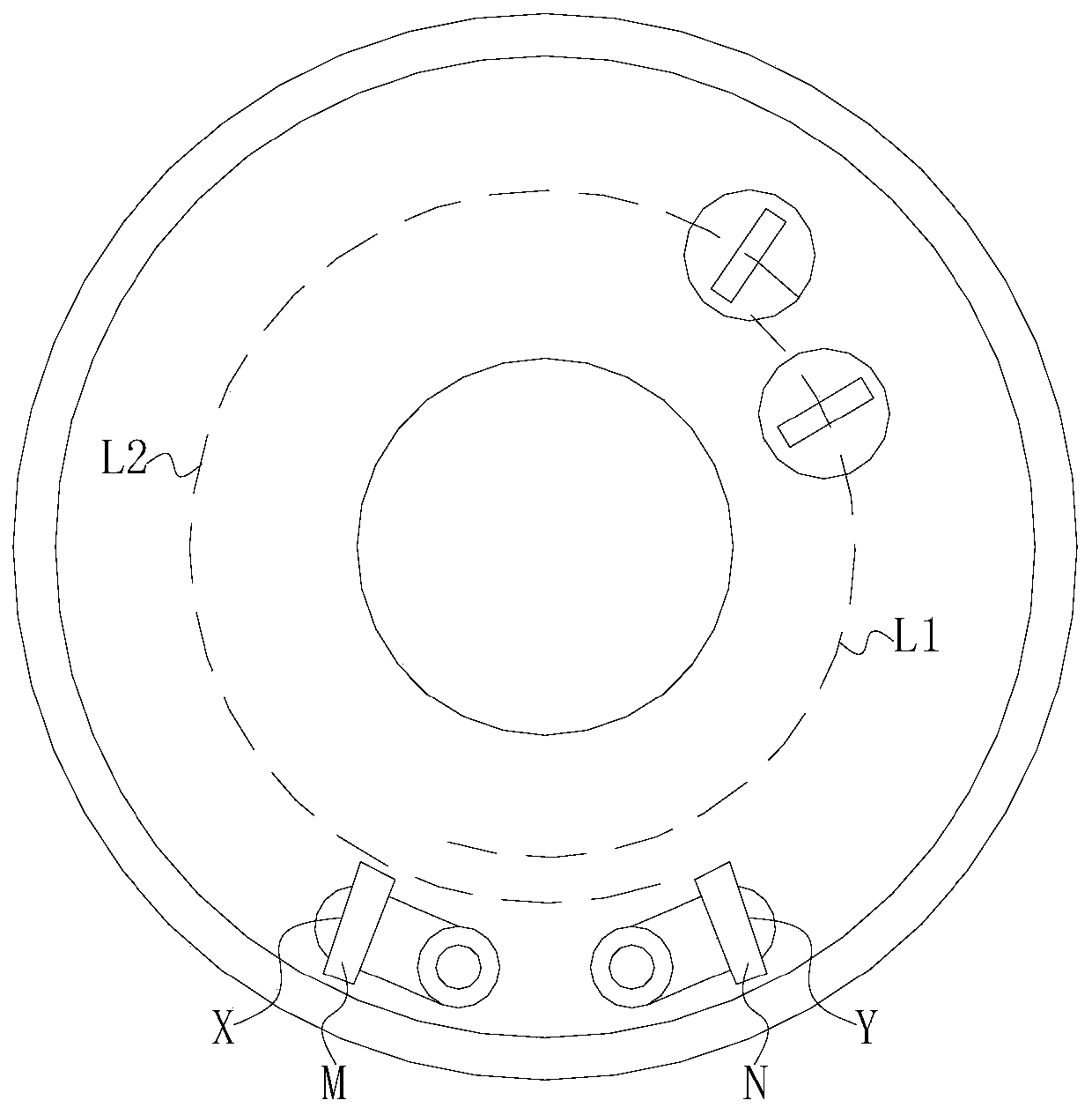 A mechanical limit mechanism and limit method for increasing motion stroke