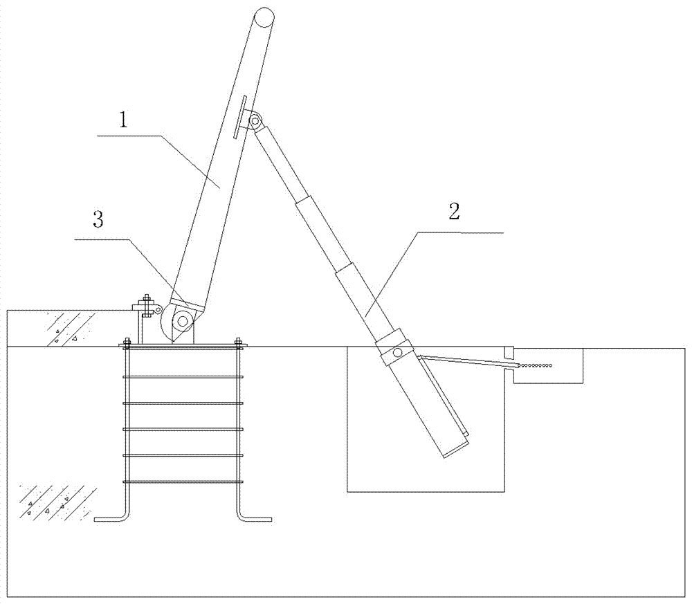 Retaining dam bottom waterstop mechanism