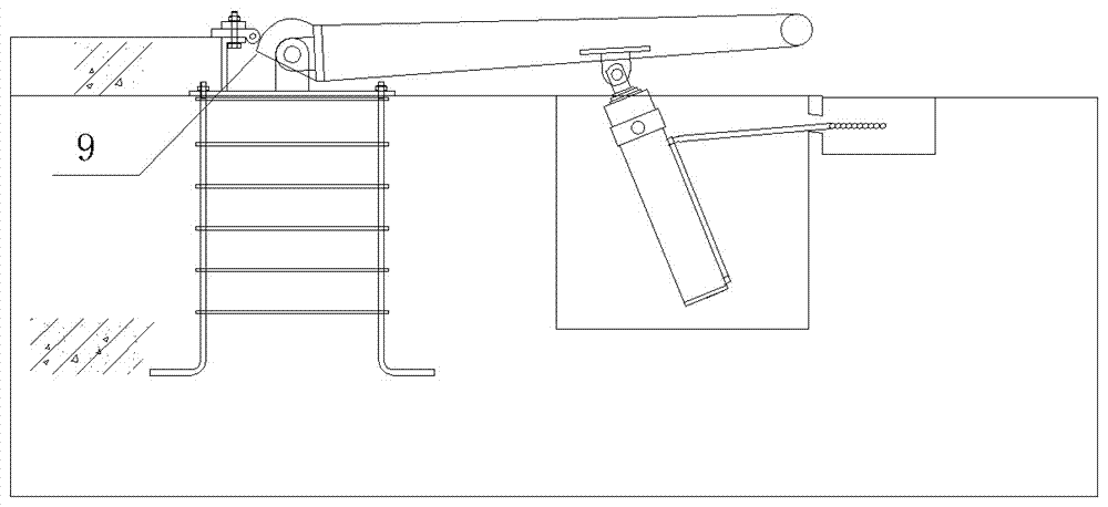 Retaining dam bottom waterstop mechanism