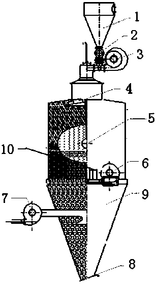 Ceramic raw material suspension granulating equipment