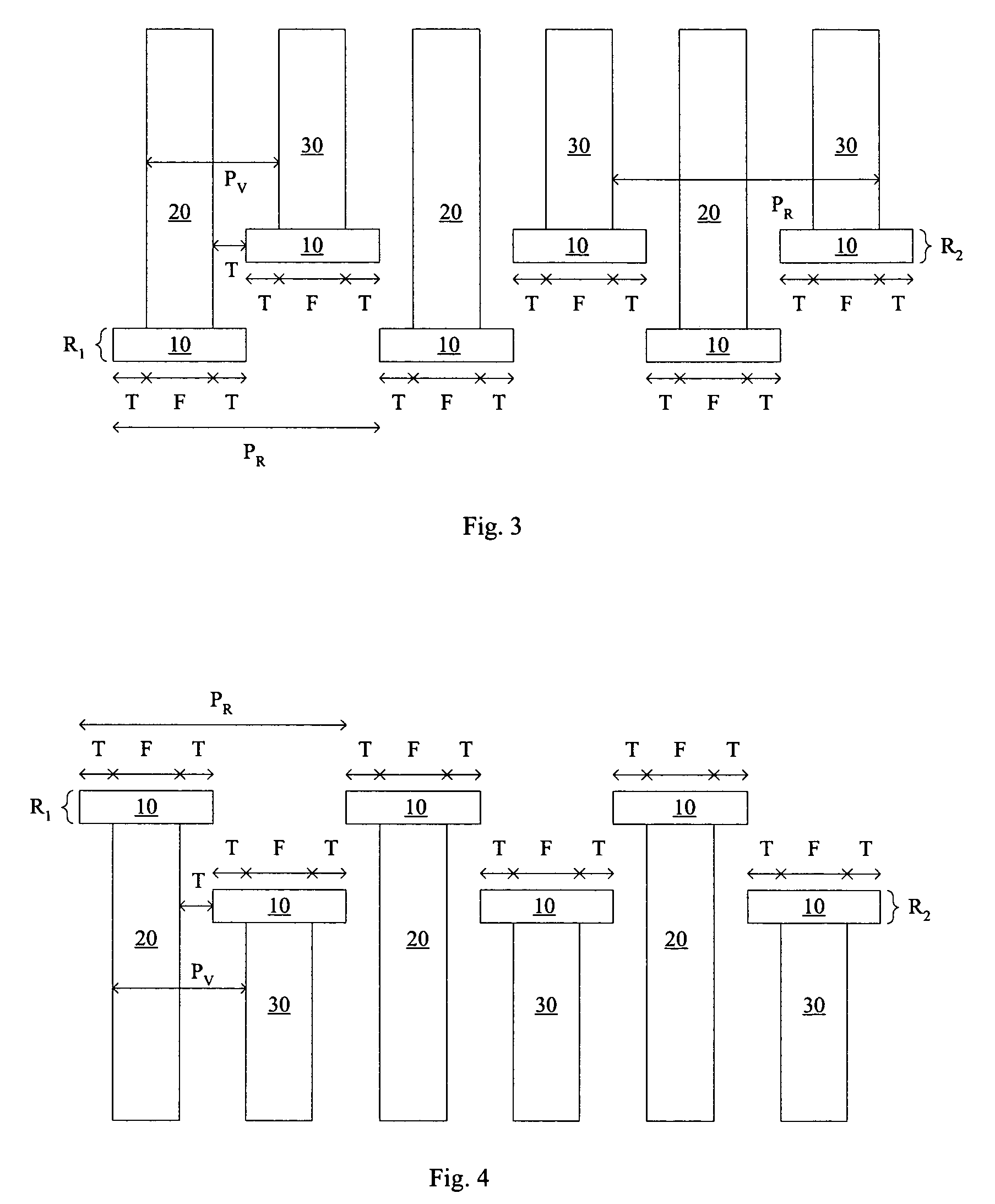 High density contact to relaxed geometry layers