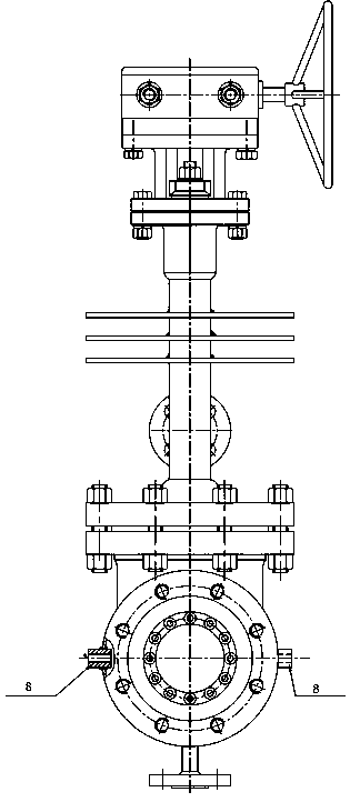 Upper ultra-high-temperature ball valve