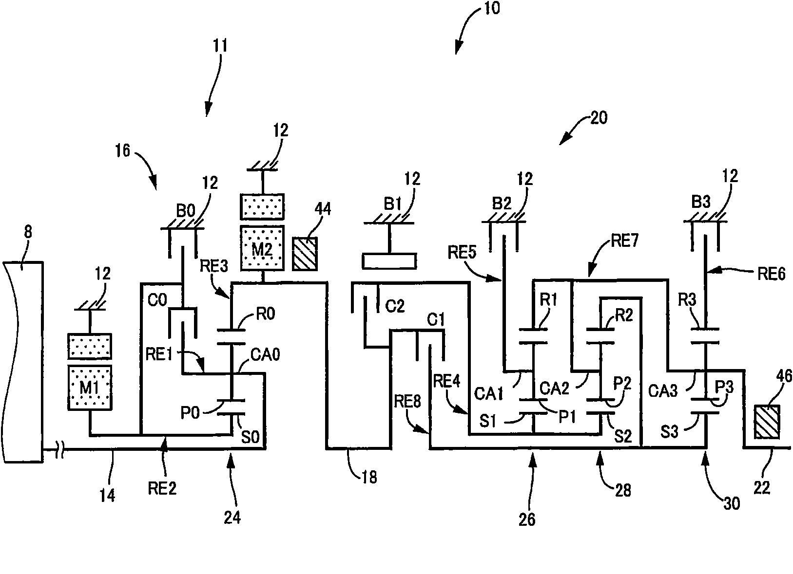 Control device for vehicular power transmitting apparatus