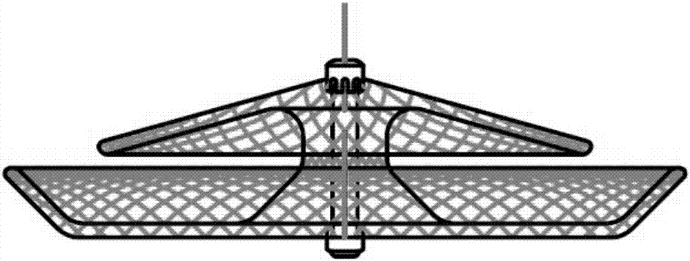 Patent foramen ovale plugging device