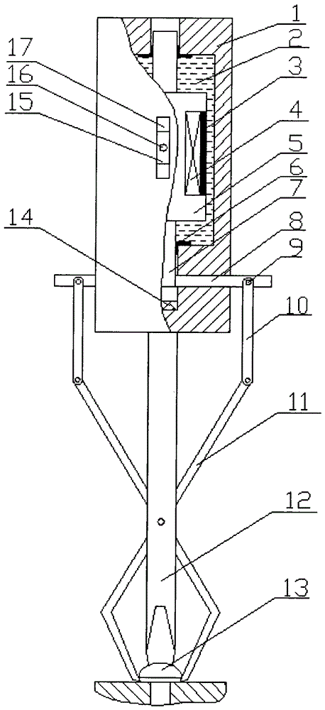 Slotted screwdriver with positioning anti-slip function based on magneto-rheological effect