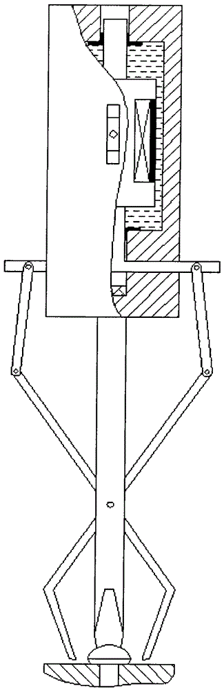 Slotted screwdriver with positioning anti-slip function based on magneto-rheological effect