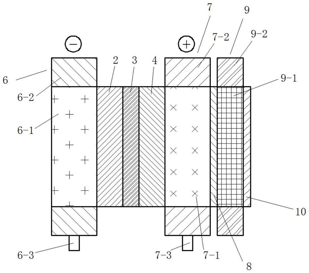 Porous flow field fuel cell monomer without bipolar plate and series-parallel electric pile structure