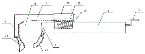 Convenient and fast pipe wrench