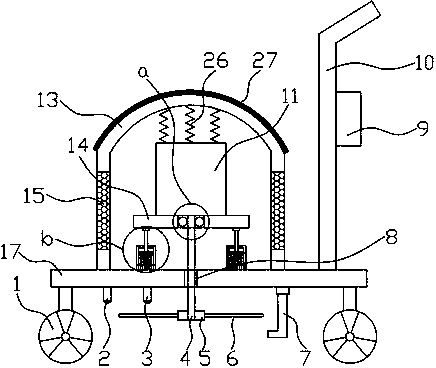 High-efficiency and energy-saving lawn harvester