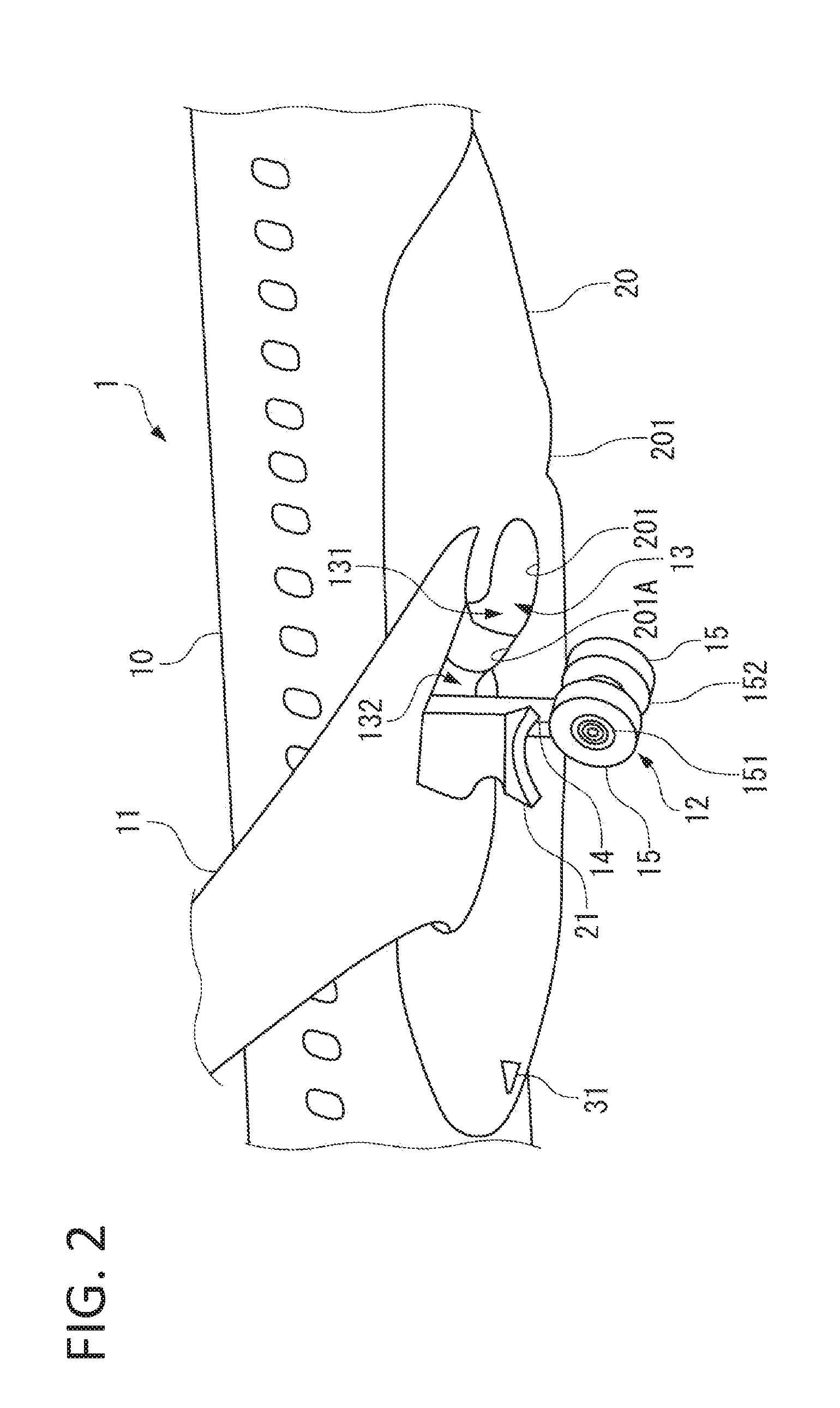 Heat removal structure of aircraft main landing gear bay