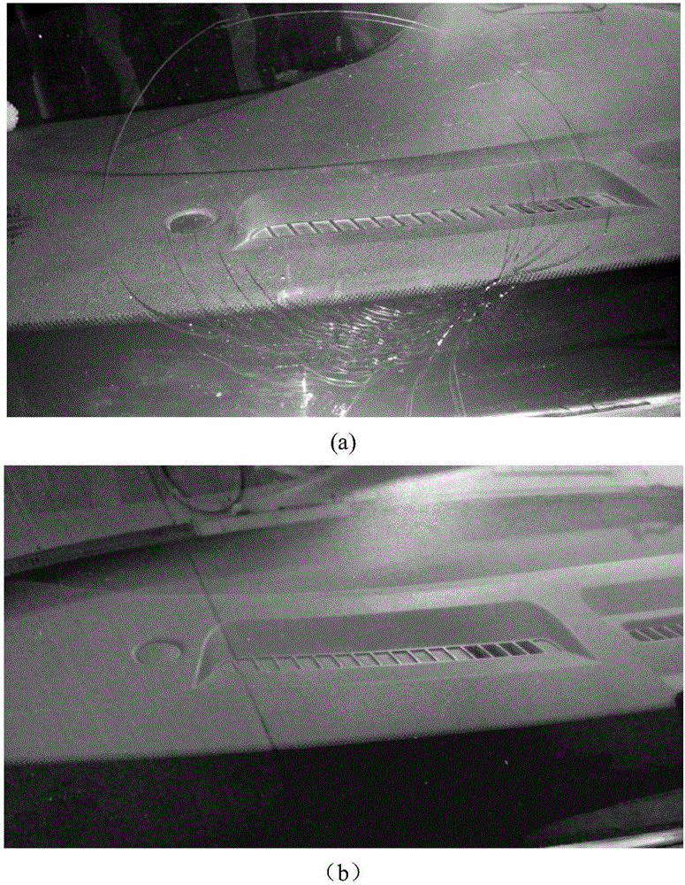 Windshield glass repairing agent and preparation method thereof