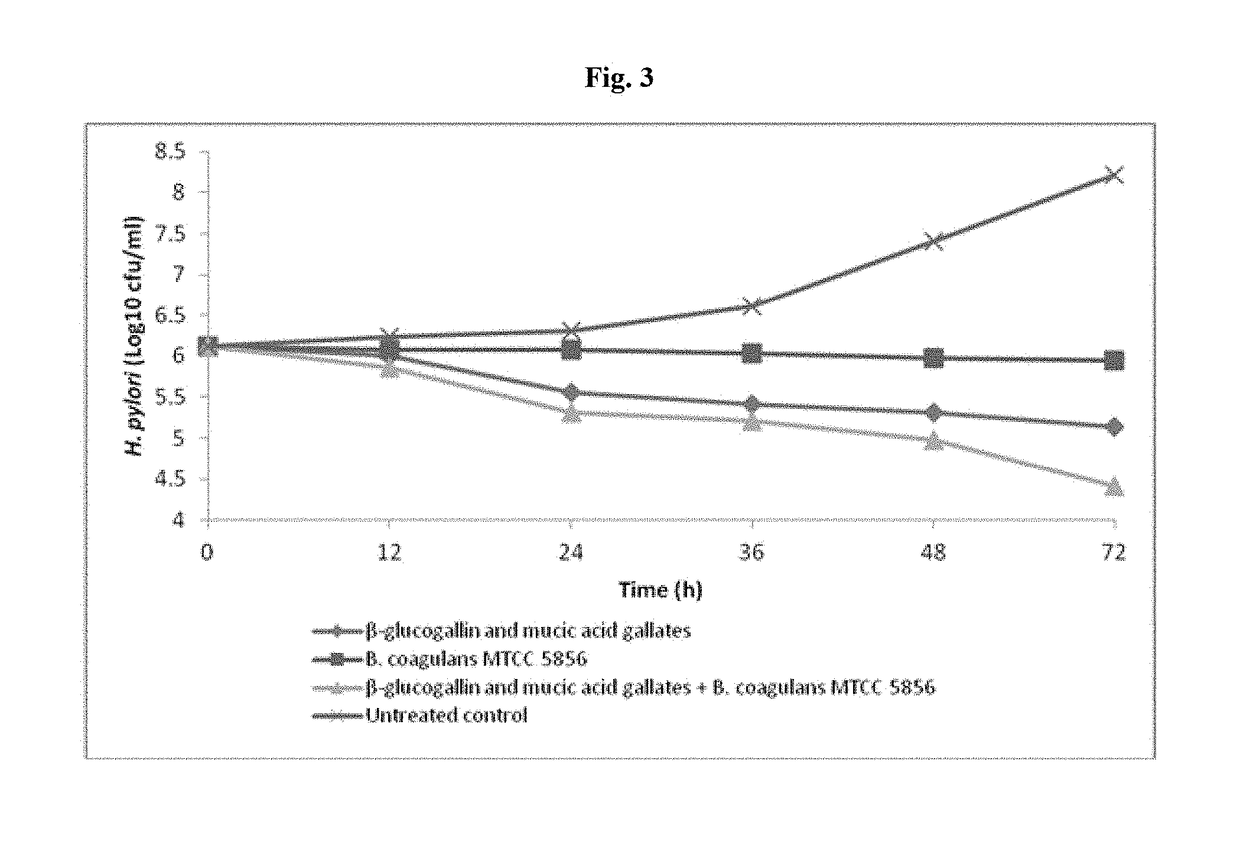 Compositions for management of helicobacter pylori infections