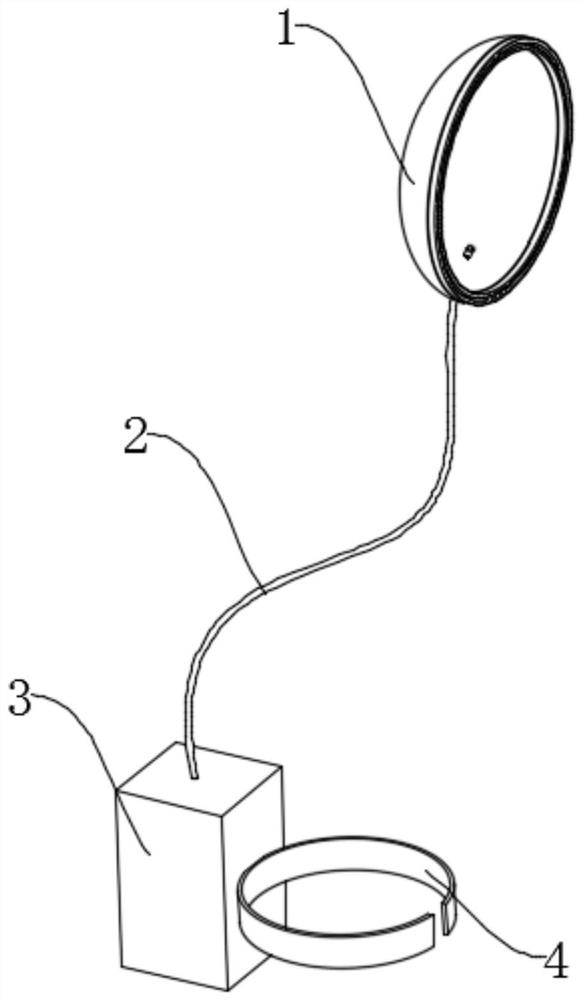 Damping structure for breathing machine