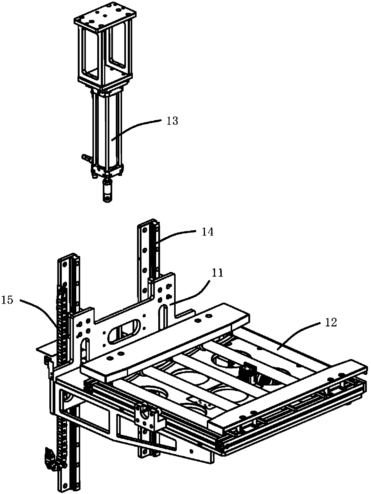 Carrier backflow type UV curing production line