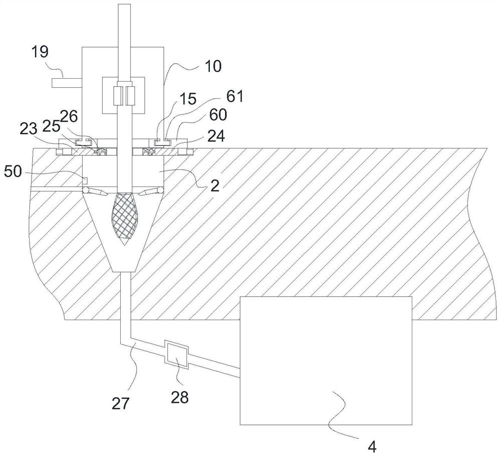 Special drawing table with drawing tool cleaning function and drawing tool cleaning method