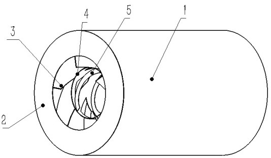 Material guiding and dust falling spiral of direct thermal desorption rotary kiln equipment for soil remediation