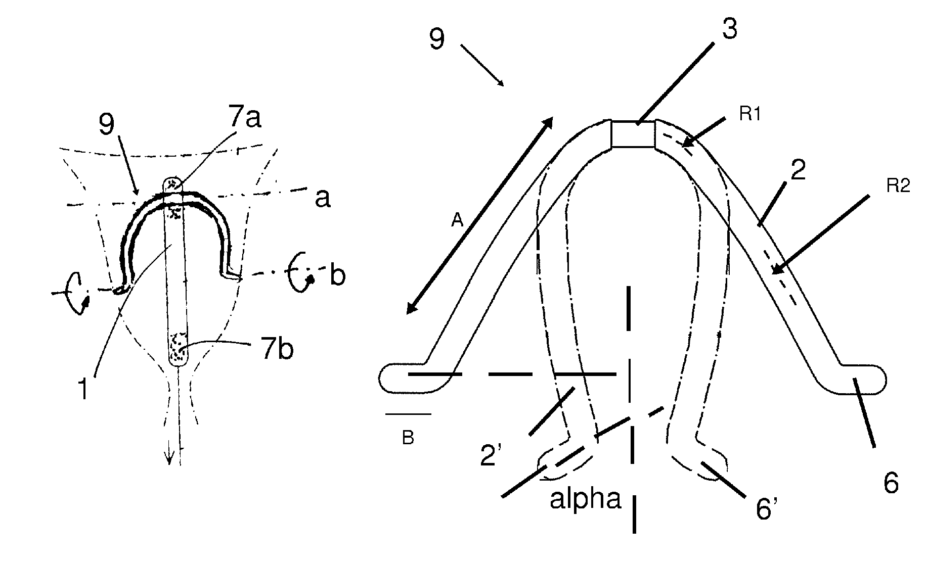 Plastic frame for an intrauterine device