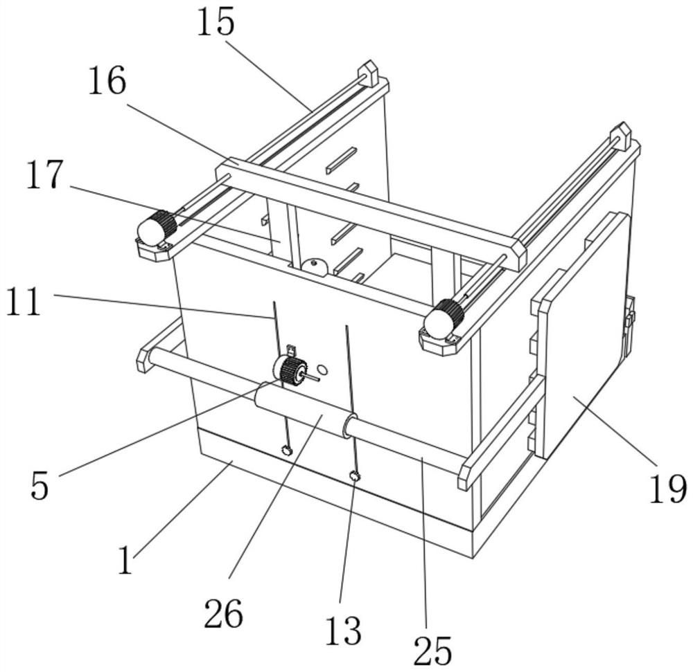 Machine lifting type engineering machine transfer device